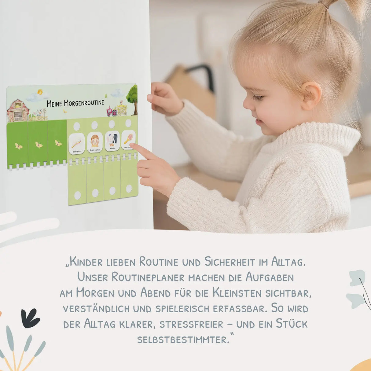 Routineplaner (Morgen & Abend) - Motiv Bauernhof