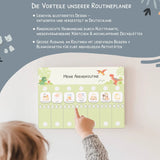 Routineplaner (Morgen & Abend) - Motiv Dino
