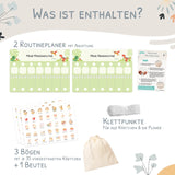 Routineplaner (Morgen & Abend) - Motiv Dino