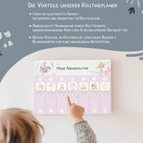Routineplaner (Morgen & Abend) - Motiv Meerjungfrau