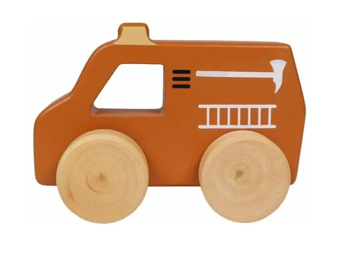Holzspielzeug Feuerwehrauto