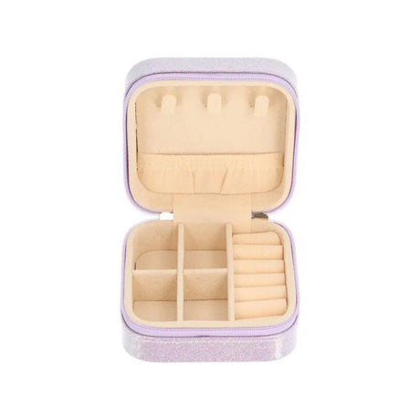 Schmuckbox Glitzer Flieder