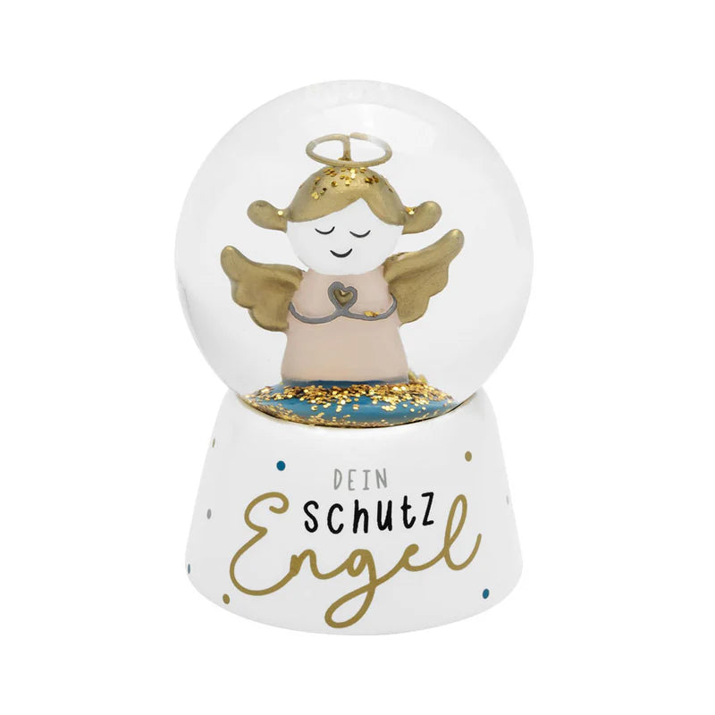 Schneekugel Schutzengel