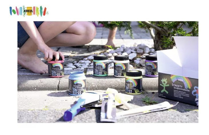 Strassenmalkreide flüssig zum malen 6 Farben
