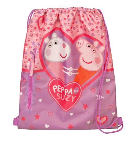 Turnbeutel Kinder Comic Peppa Wutz