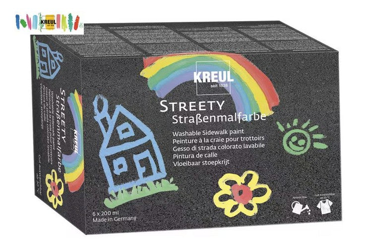 Strassenmalkreide flüssig zum malen 6 Farben