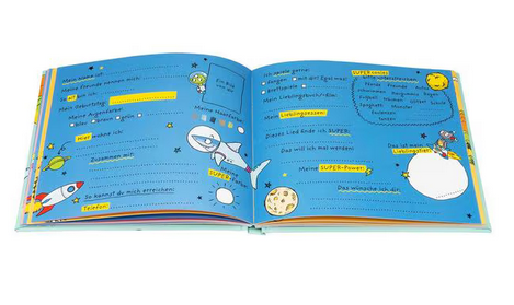 Freundebuch für Kinder - Sheepworld Blau