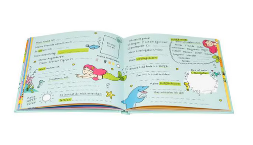 Freundebuch für Kinder - Sheepworld Blau