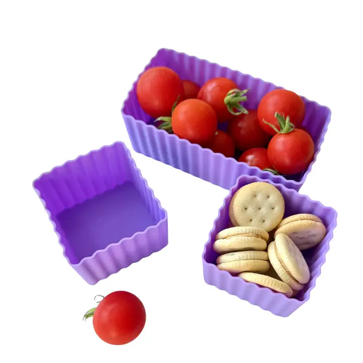 Yumbox Silikonformen 3er Set Violett