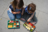 Znünibox Snackbox Melii mit 12 Unterteilungen Grau