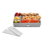 Znünibox Snackbox Melii mit 12 Unterteilungen Grau