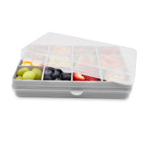 Znünibox Snackbox Melii mit 24 Unterteilungen Grau