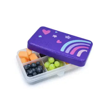Znünibox Snackbox Melii mit 6 Unterteilungen Regenbogen