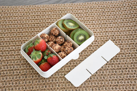Znünibox Snackbox Meli mit 6 Unterteilungen Weiss