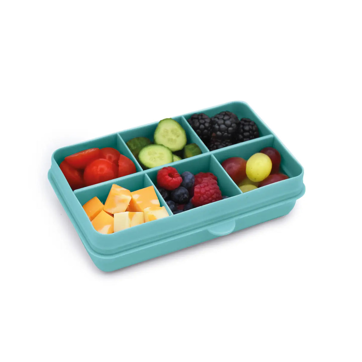 Znünibox Snackbox Melii mit 6 Unterteilungen Helltürkis