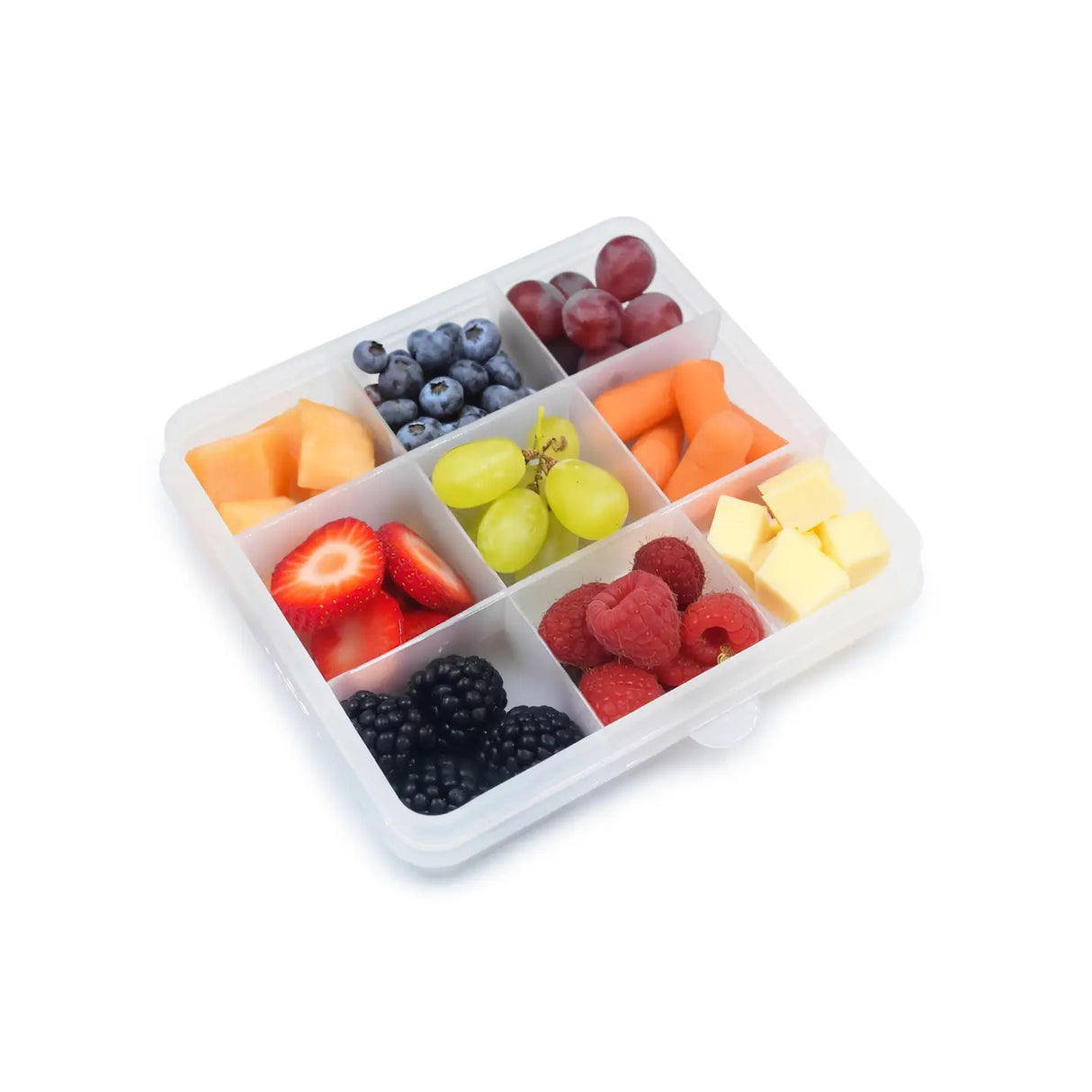 Znünibox Snackbox Melii mit 9 Unterteilungen Lavendel
