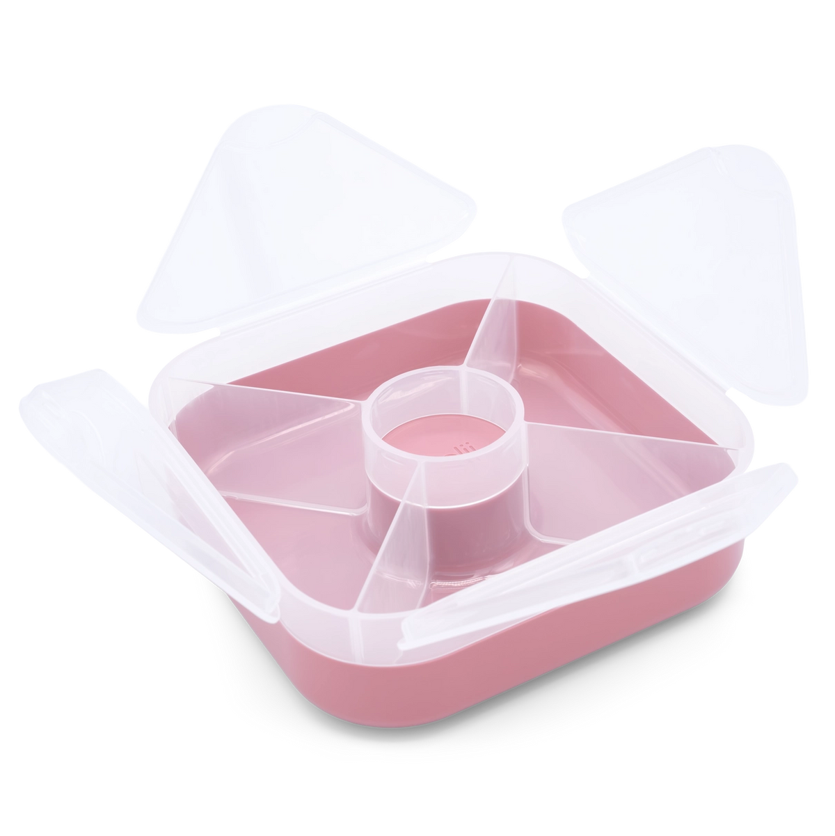 Znünibox Quadratische Snackle Schieferblau