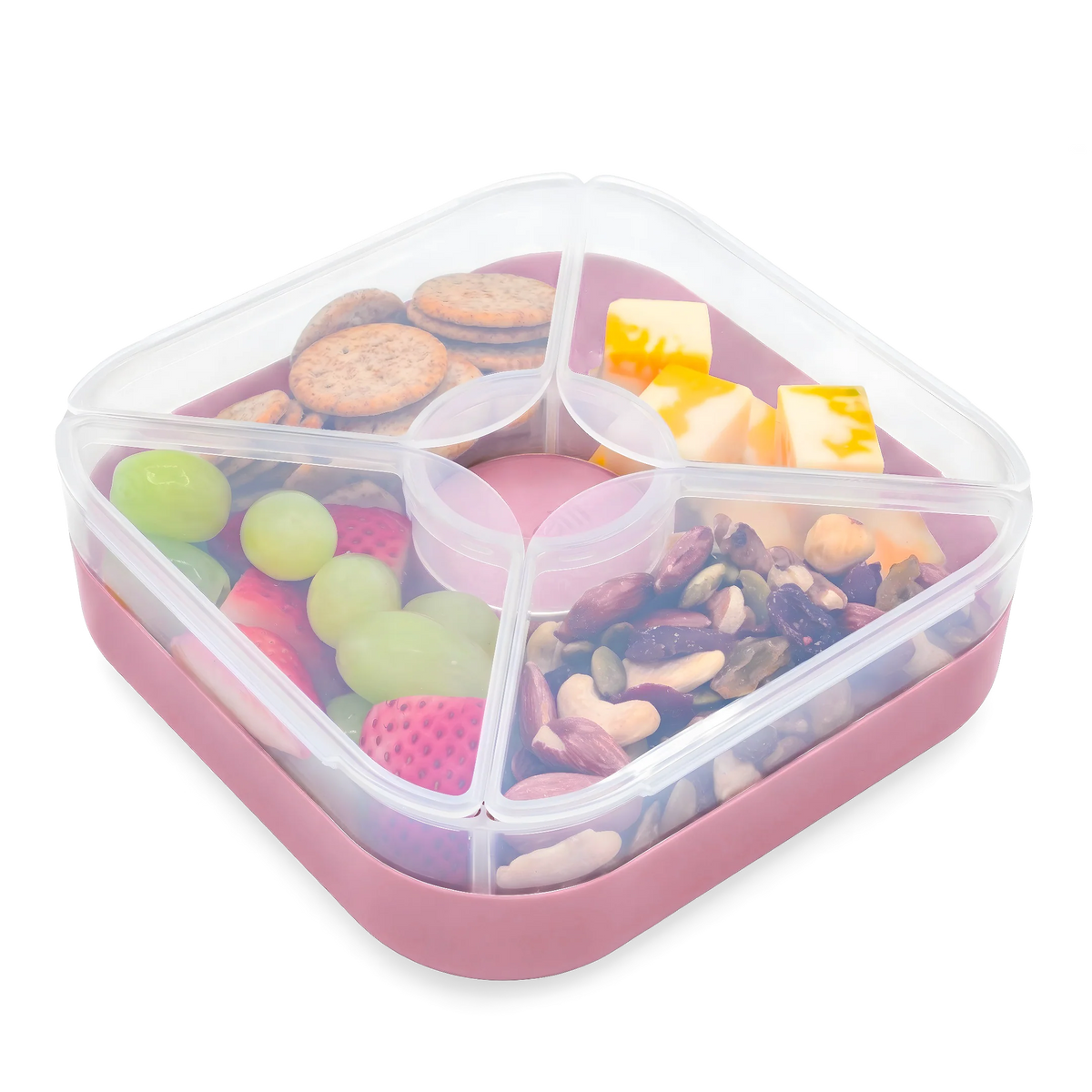 Znünibox Quadratische Snackle Schieferblau