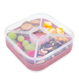 Znünibox Quadratische Snackle Schieferblau