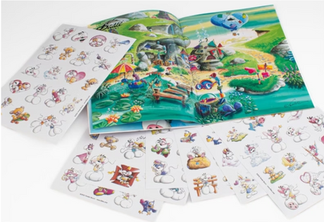 Diddl Stickerheft A5 mit 100 Sticker Blau