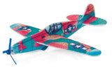 Poly Glider Flugzeug 18cm assortiert