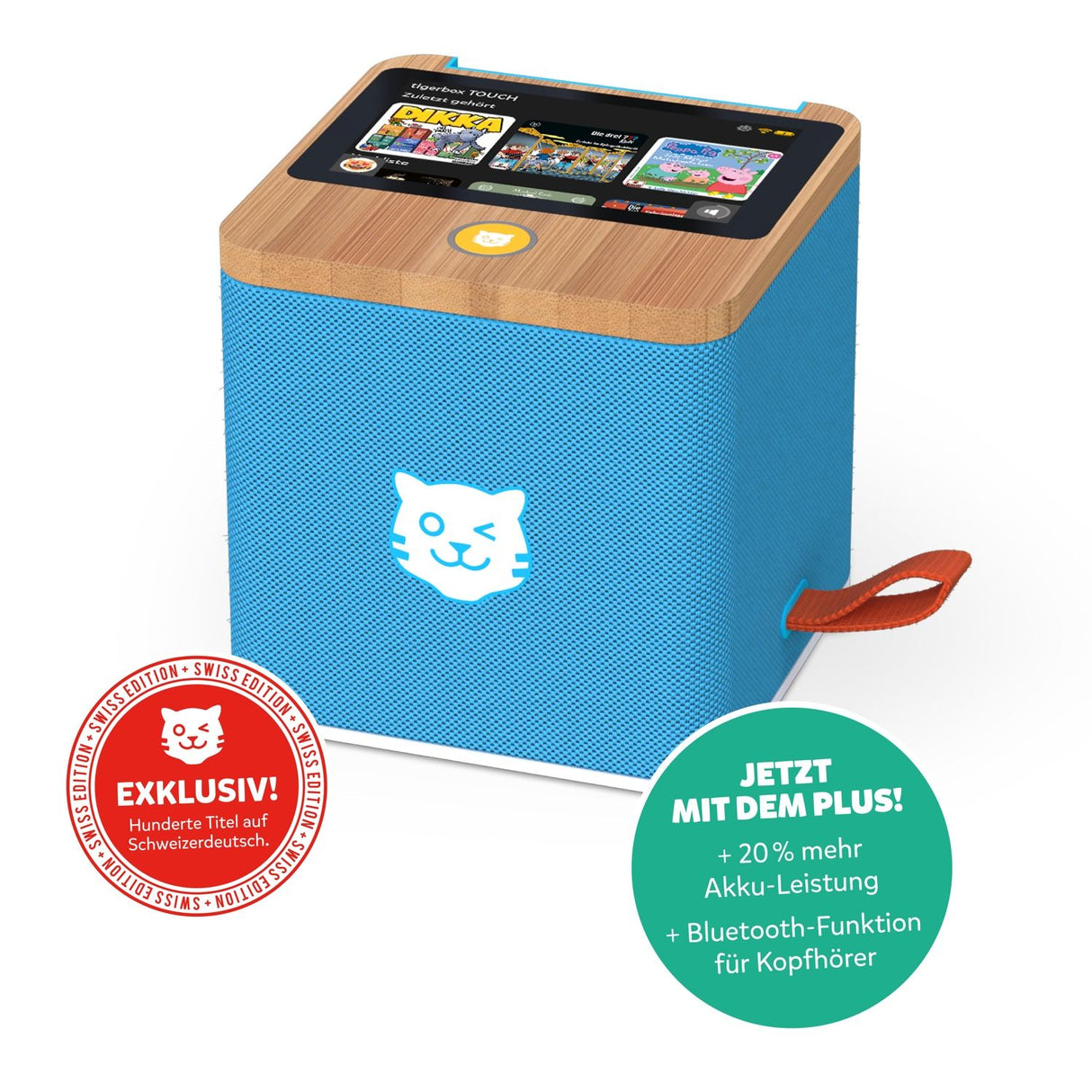 tigerbox TOUCH PLUS blau - Swiss-Edition