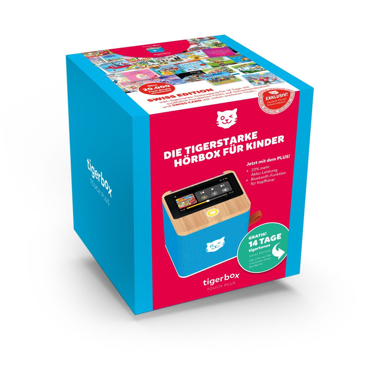 tigerbox TOUCH PLUS blau - Swiss-Edition