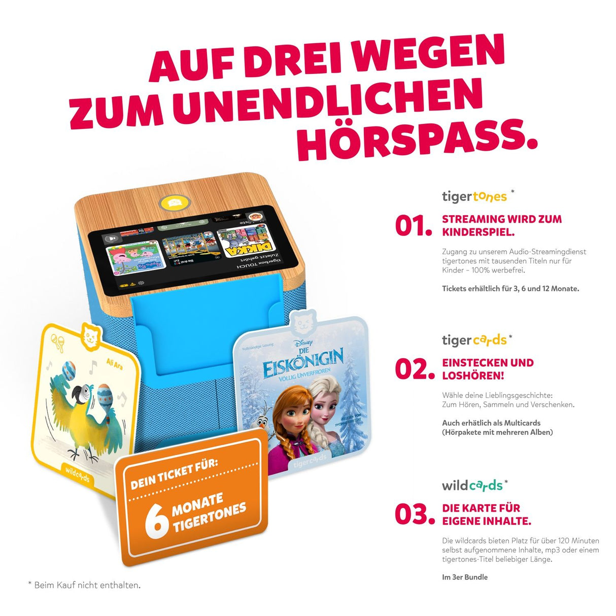 tigerbox TOUCH PLUS blau - Swiss-Edition