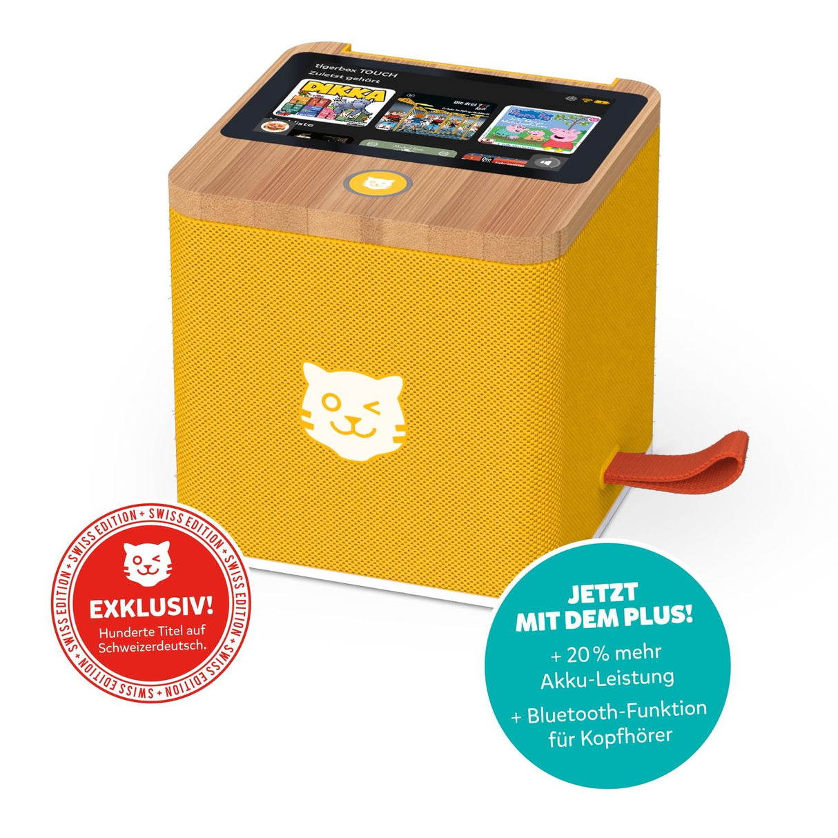 tigerbox TOUCH PLUS gelb - Swiss-Edition
