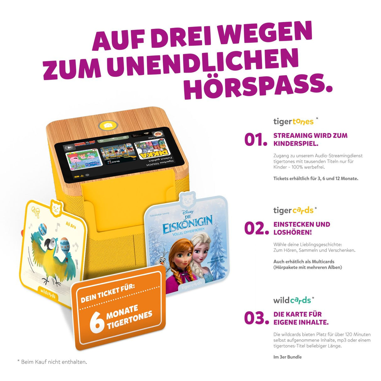 tigerbox TOUCH PLUS gelb - Swiss-Edition