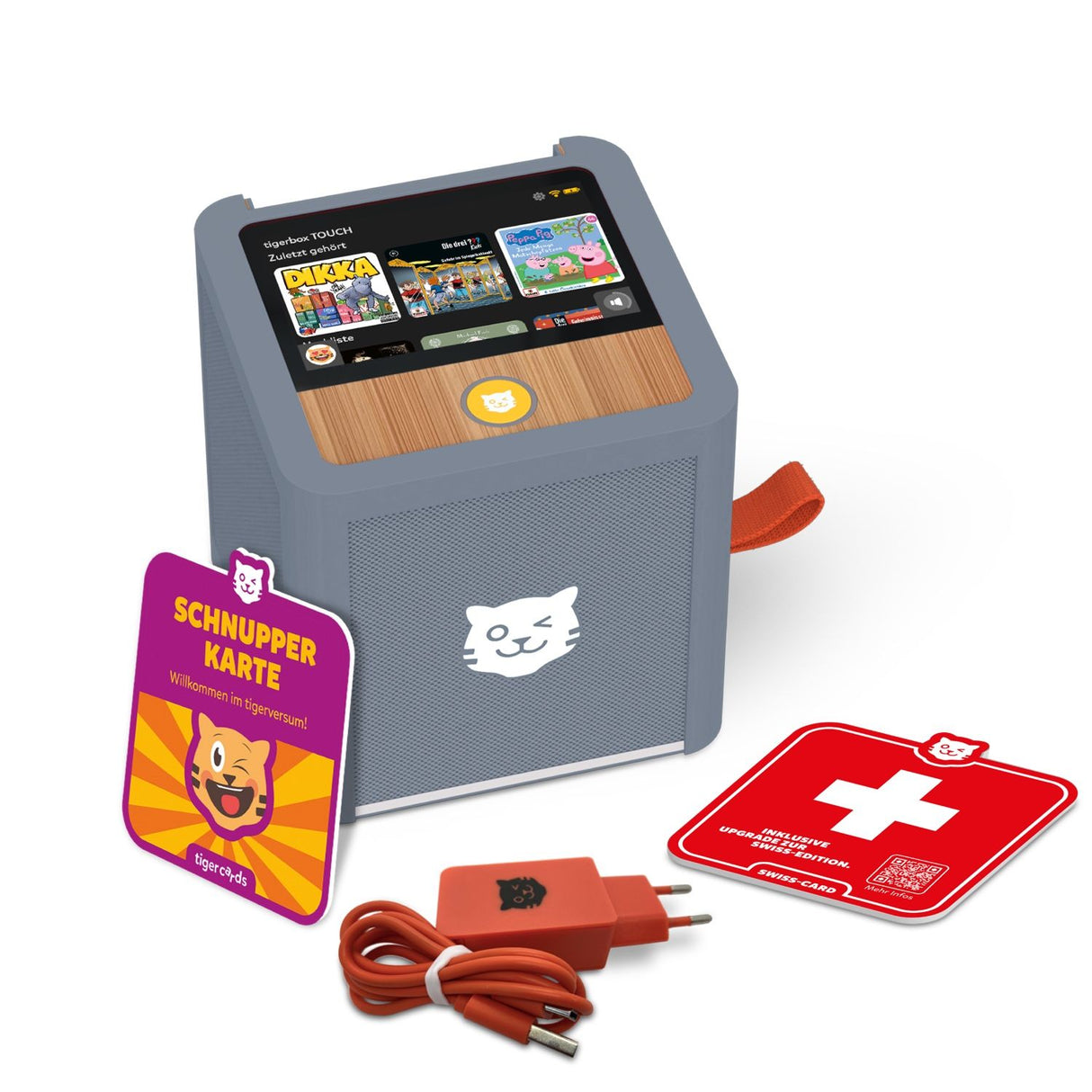 tigerbox TOUCH PLUS grau - Swiss-Edition