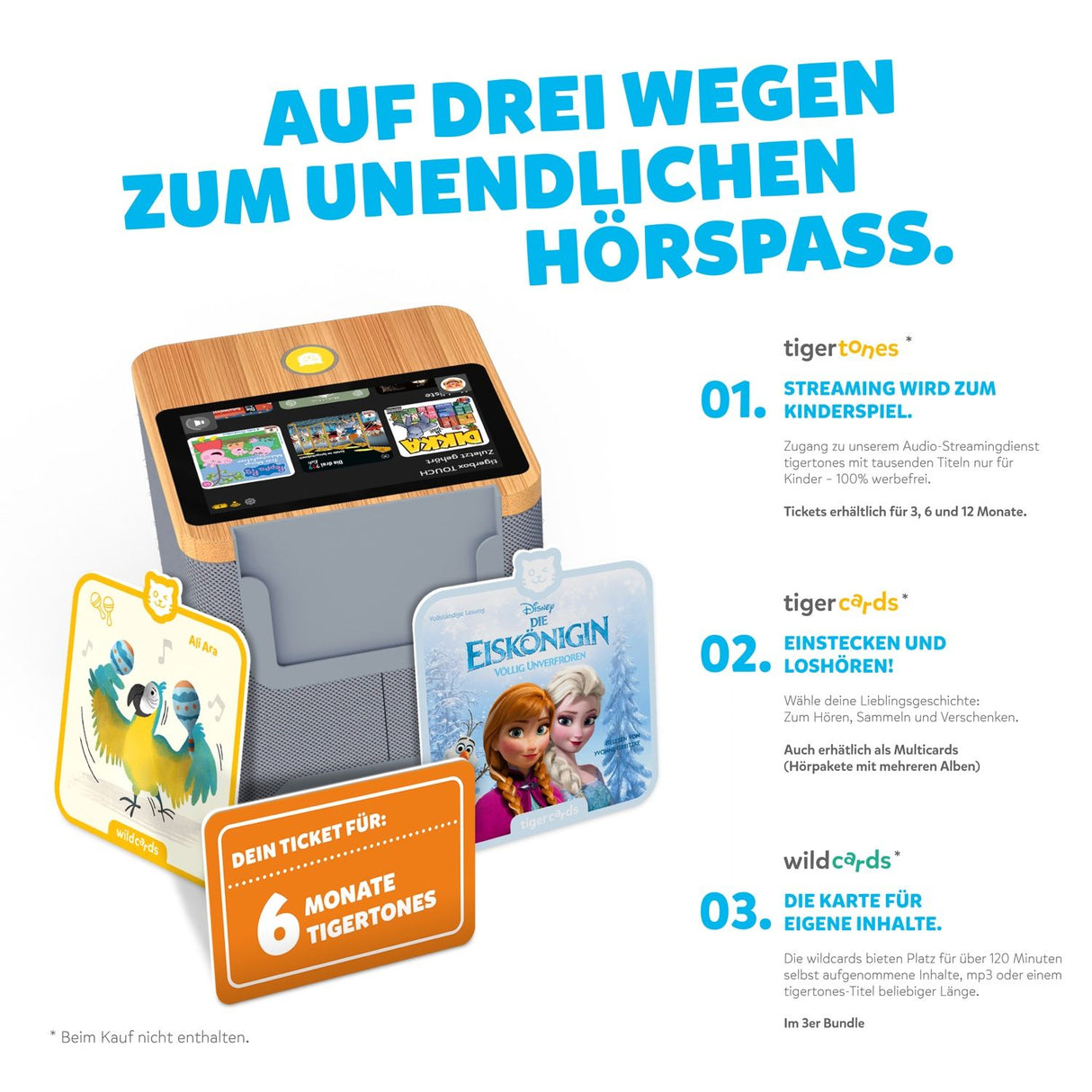 tigerbox TOUCH PLUS grau - Swiss-Edition