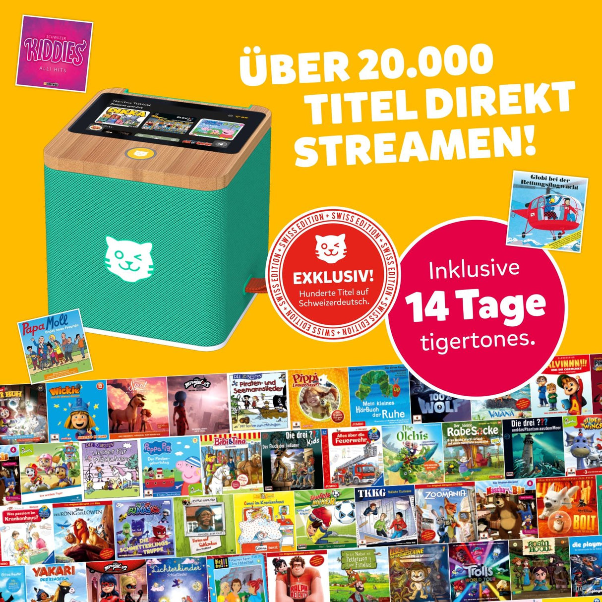 tigerbox TOUCH PLUS grün - Swiss-Edition