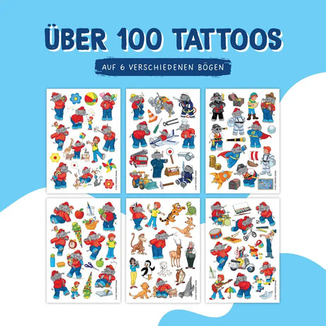 Kinder Tattoo 100 Stück Benjamin Blümchen