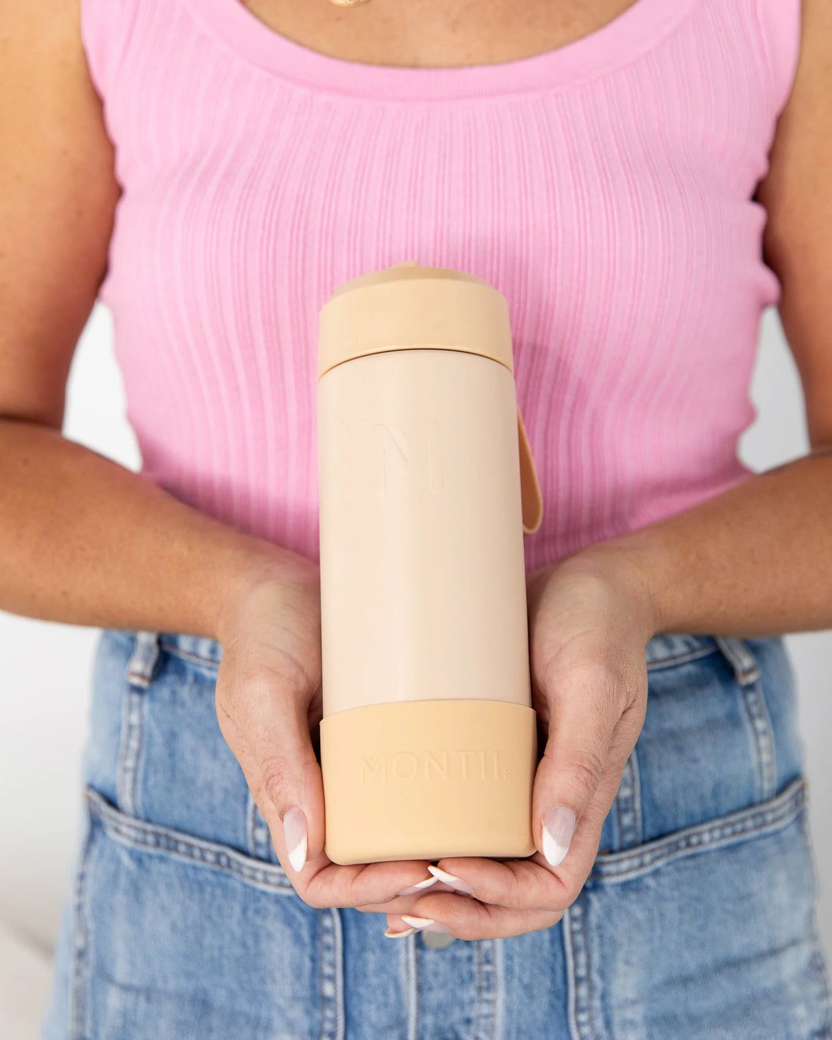 Thermosflasche Sippy MontiiCo 475ml Dune