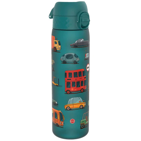 Trinkflasche Ion8 500ml mit Motiv Fahrzeuge
