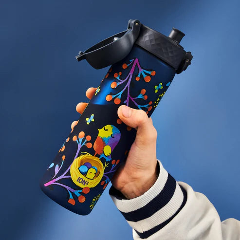 Trinkflasche Ion8 500ml mit Motiv Vogel