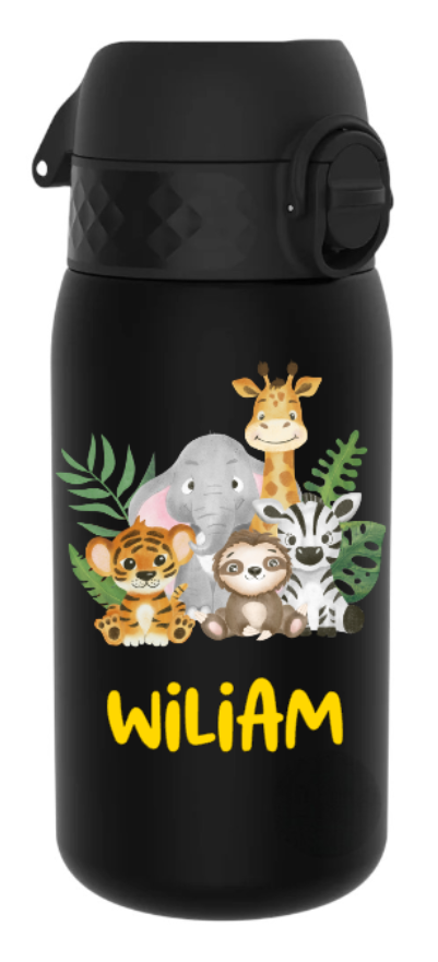 Kinder Trinkflasche Ion8 400ml Schwarz