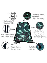 Turnbeutel Kinder Polyester Dinos