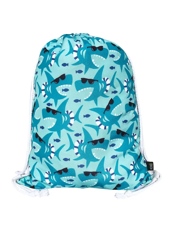 Turnbeutel Kinder Polyester Haifisch