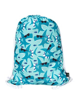 Turnbeutel Kinder Polyester Haifisch