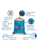 Turnbeutel Kinder Polyester Handball