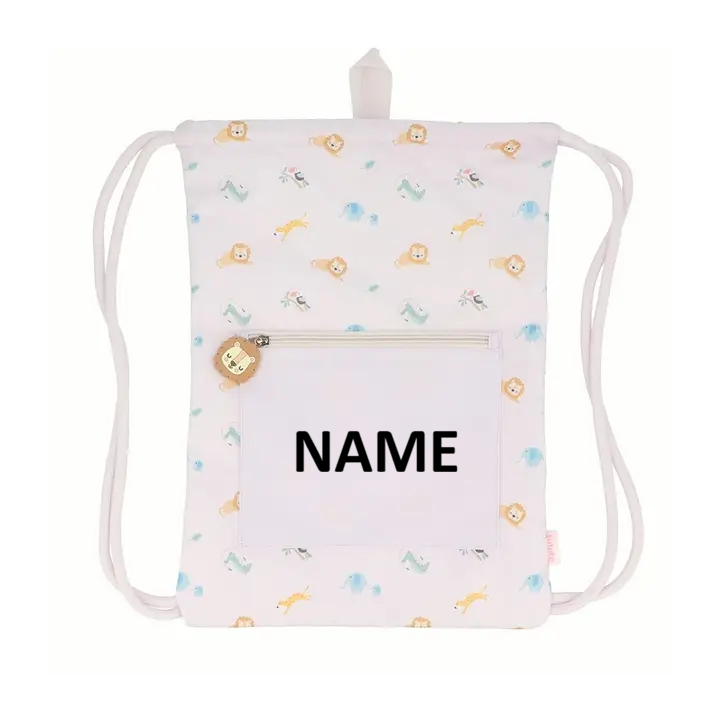 Turnbeutel Kinder wasserdicht Zootiere