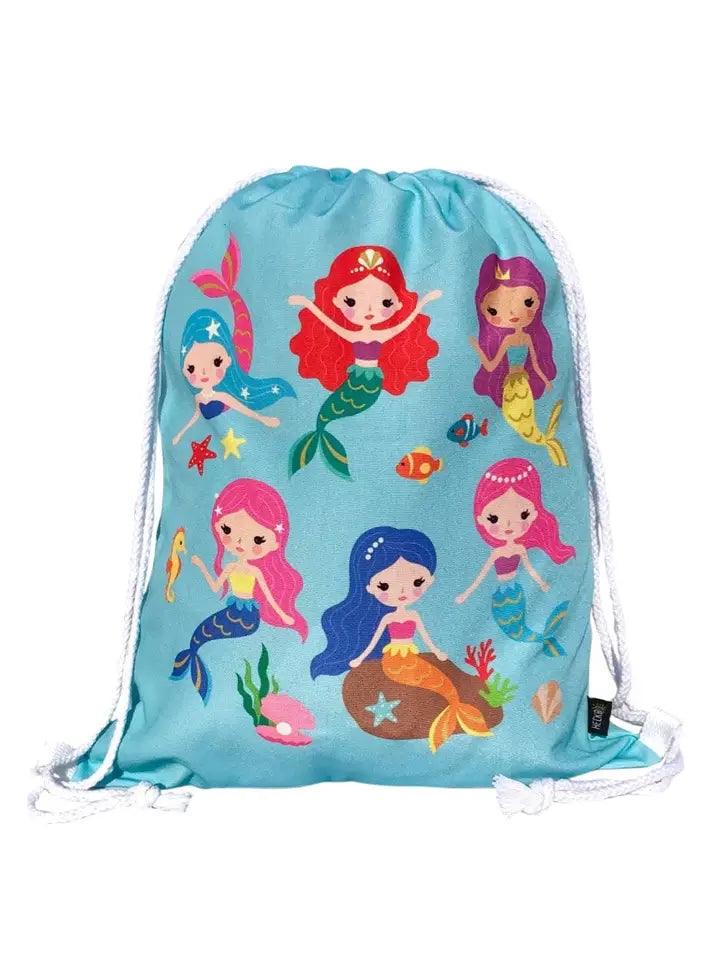 Turnbeutel Kinder Polyester Meerjungfrau
