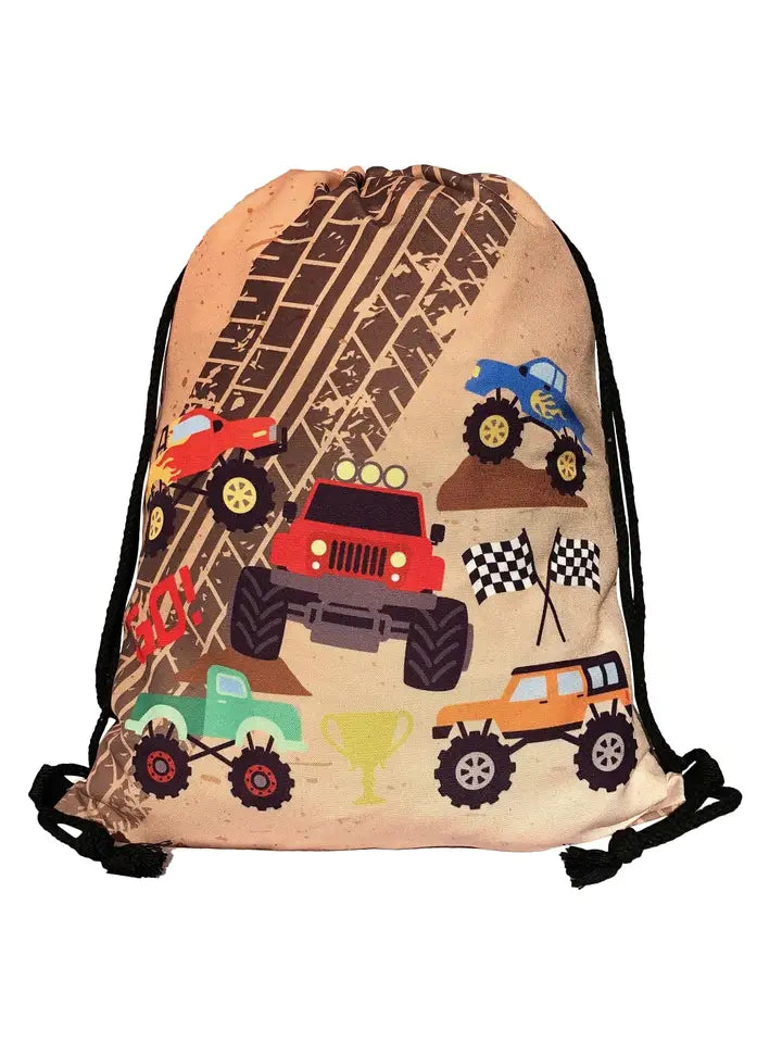 Turnbeutel Kinder Polyester Monstertruck