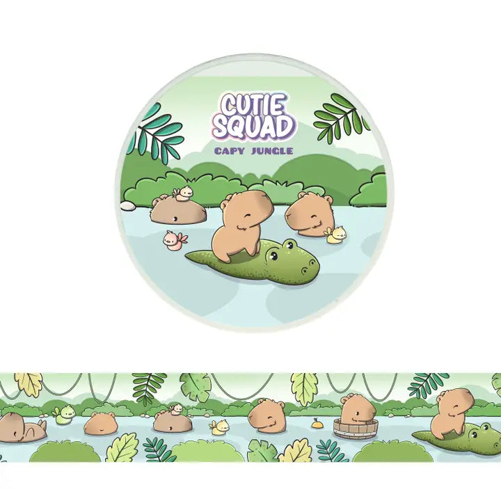 Washi Tape Capybara Kawaii