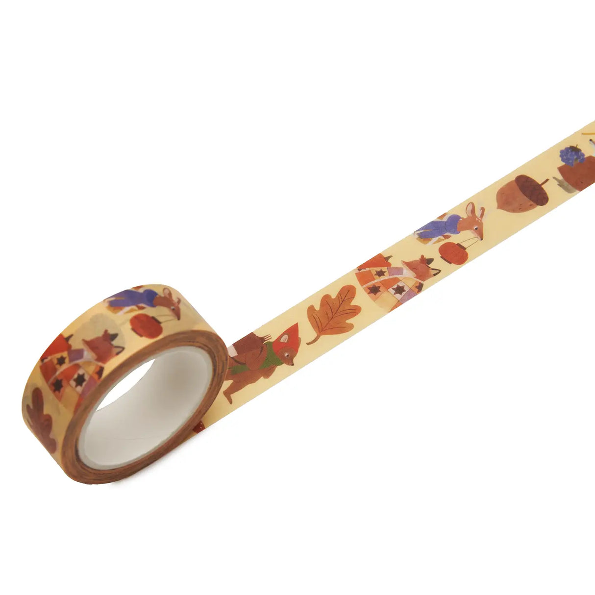 Washi Tape Waldtiere Gelb