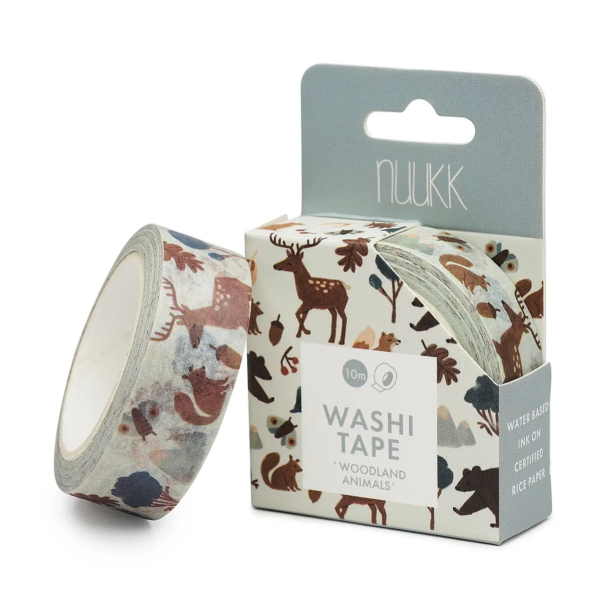Washi Tape Waldtiere Weiss