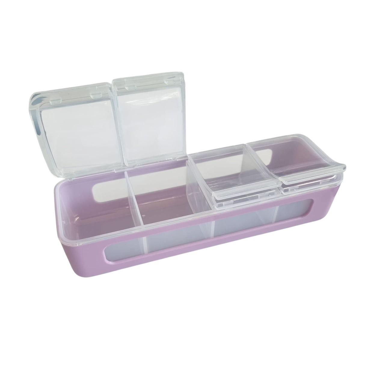 Znünibox Snackbox Melii mit 4 Fächern Violett
