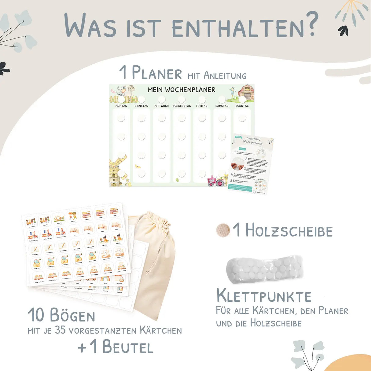 Wochenplaner Bauernhof